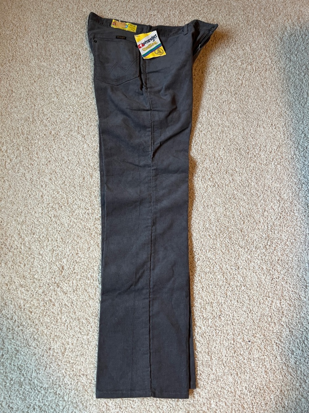 New Vintage Men's corduroy gray pants 34 x 32